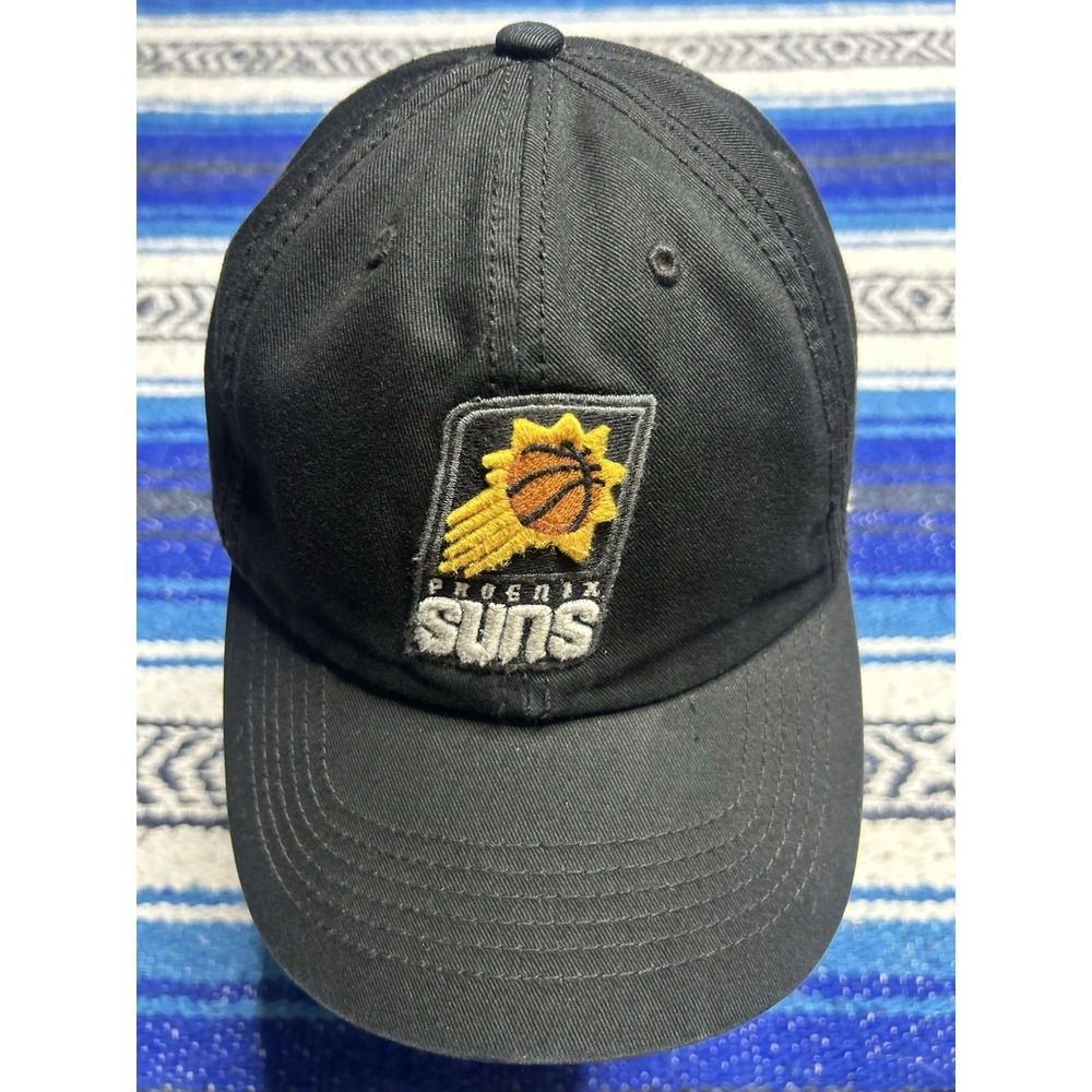 NBA Phoenix Suns Fitted Hat Size Medium 47 Brand Black Twill NBA T27 Cap Hoops